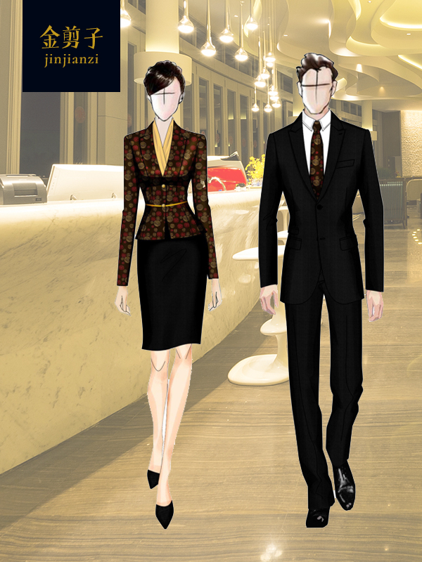 金剪子服裝-定制酒店服務(wù)員工作服是怎么收費的?