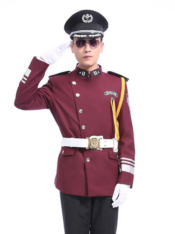 紅色保安制服 紅色保安制服